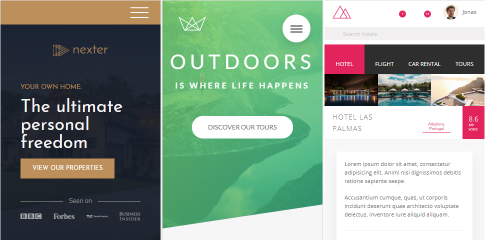 Image of the websites